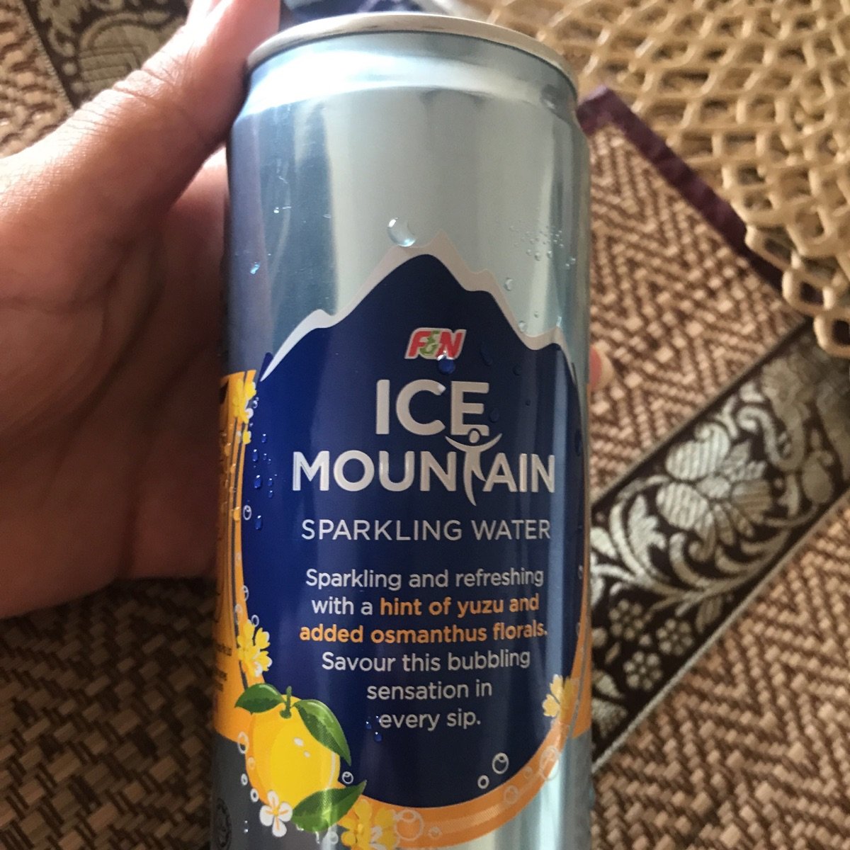 Ice Mountain Sparkling Water yuzu from F&N Vegan Product Reviews