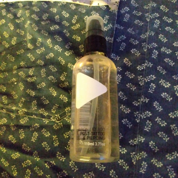 review photo of Inkplay Jabon liquido post tattoo & piercing shared by @guillermovegano on 30 Sep 2021 - review