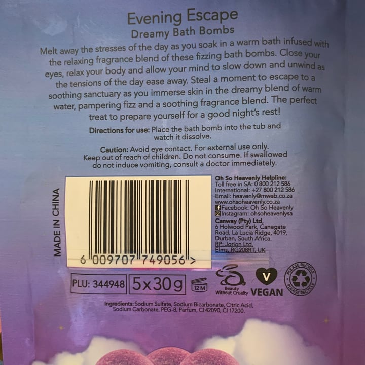 review photo of Oh So Heavenly Dreamy Bath Bombs shared by @kyrapape on 16 Aug 2021 - review