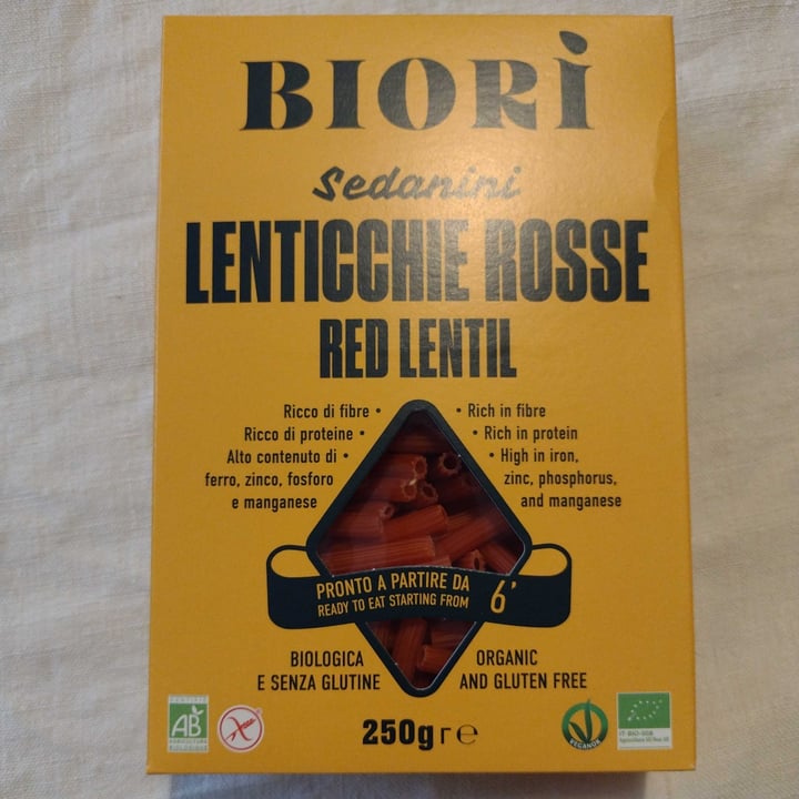 photo of Biori Biori' Sedanini di Lenticchie Rosse Bio shared by @aria0740 on  25 Jan 2022 - review