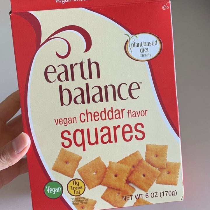 photo of Earth Balance Vegan Cheddar Flavor Squares shared by @jkim21293 on  31 Mar 2021 - review