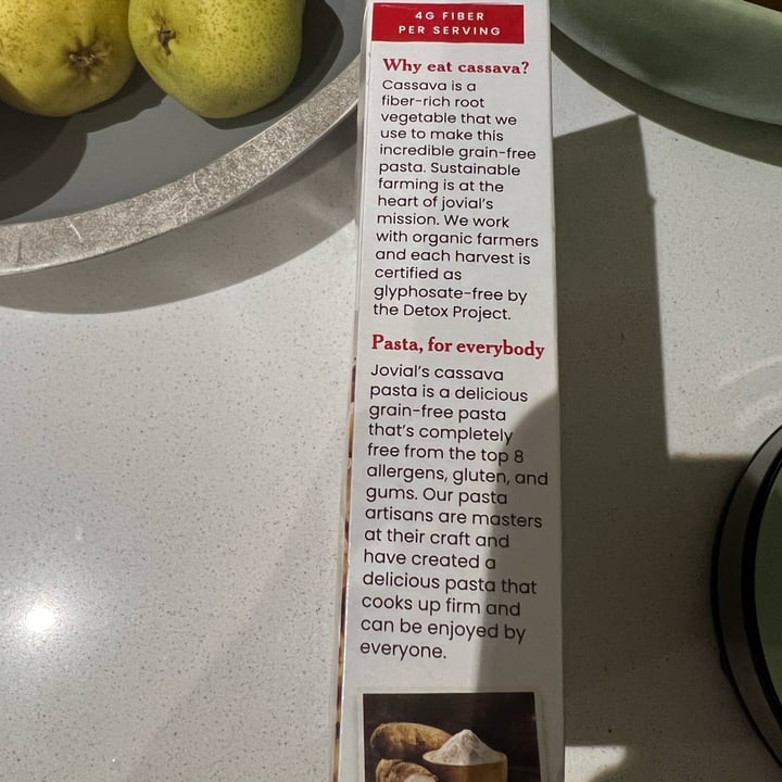 review photo of Jovial Grain Free Cassava Penne shared by @jucaixeta on 09 Oct 2022 - review