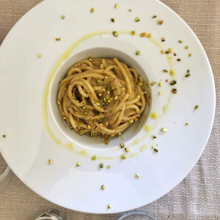 review photo of Pesto di Pistacchio Linguine Al Pesto Di Pistacchi shared by @anjapiroscia on 10 Mar 2022 - review
