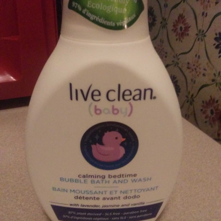 photo of Live Clean Live Clean baby calming bedtime bubble bath and wash shared by @michele67 on  03 Sep 2021 - review