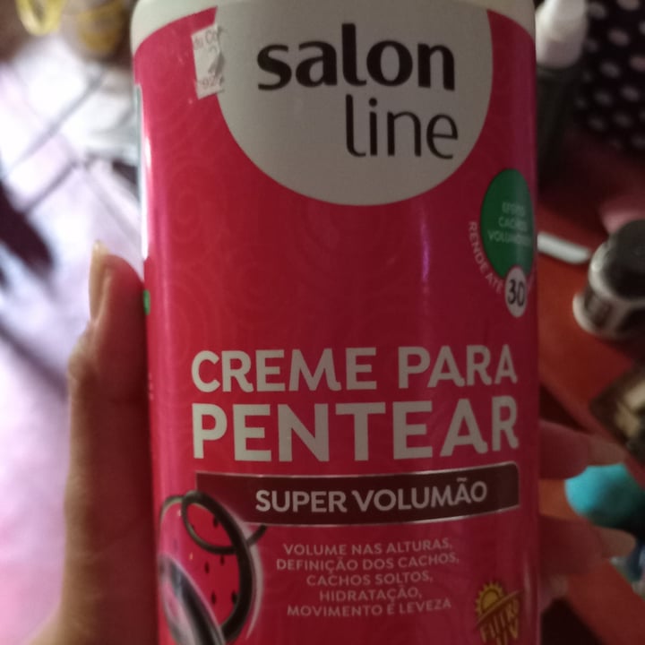 photo of Salon line Creme para pentear super volumão shared by @gabrieli on  15 Oct 2022 - review