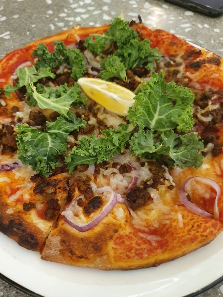 photo of PizzaExpress Impossible Curry Classic Pizza shared by @adiventurousvegan on  01 Aug 2019 - review