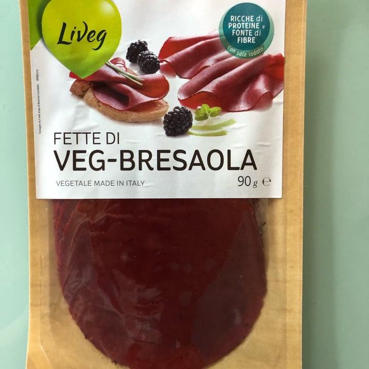 photo of Liveg Affettato gusto bresaola shared by @unamargheritavegana on  13 Mar 2022 - review