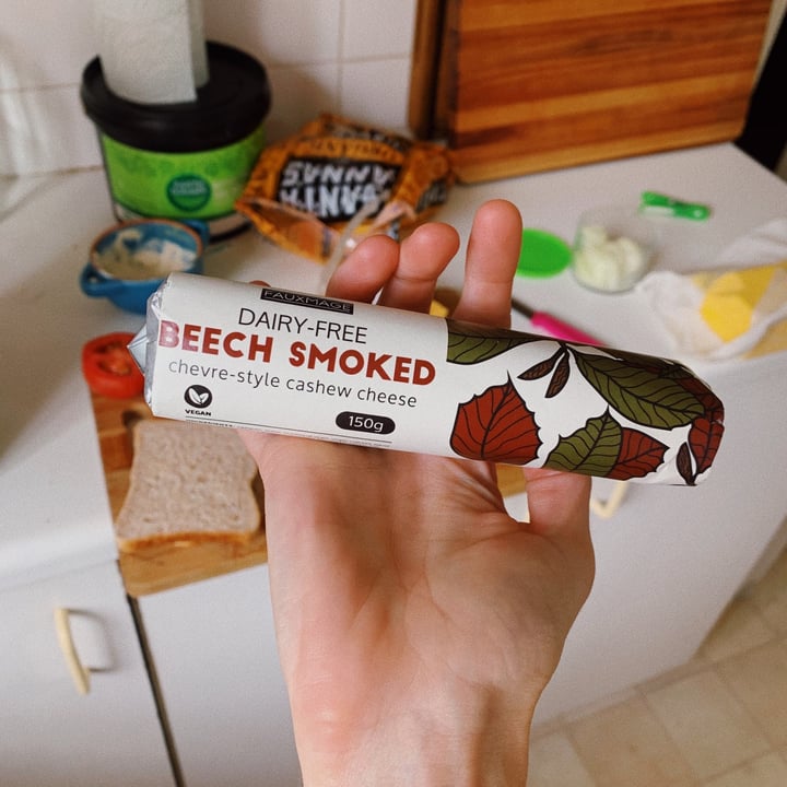 review photo of Fauxmage Beech Smoked Chèvre-Style Cashew Cheese shared by @staceylees on 14 Dec 2020 - review