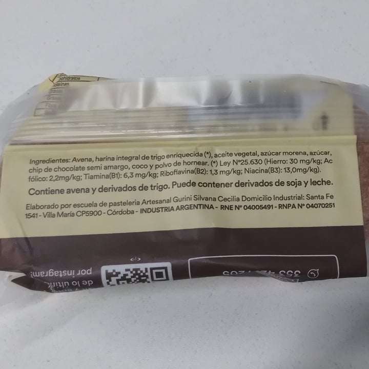 review photo of Boccone galletitas de avena, chips de chocolate y coco shared by @drago57 on 01 Nov 2022 - review
