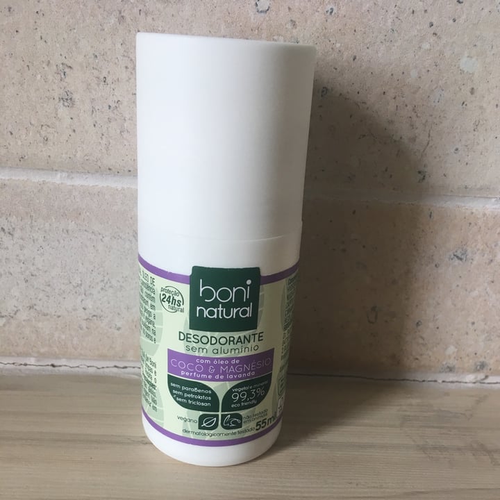 review photo of Boni natural Desodorante roll on coco e magnésio perfume de lavanda shared by @ldfeitosa on 17 Apr 2022 - review