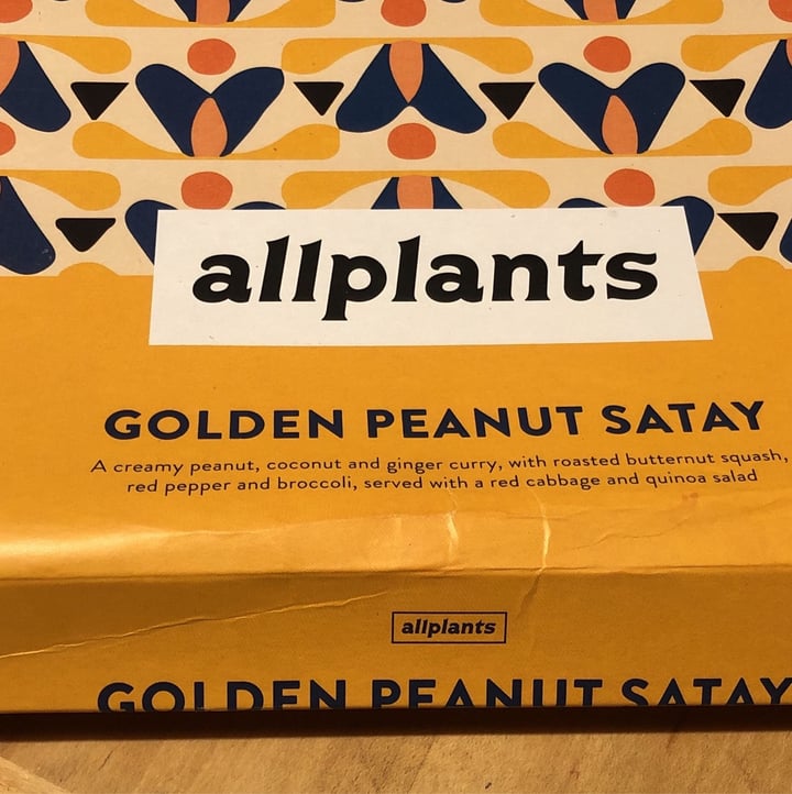 photo of Allplants Golden peanut satay shared by @auroal on  20 Dec 2021 - review