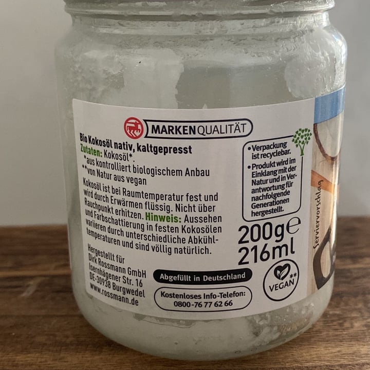photo of enerBio Kokosöl, nativ shared by @alessiaj on  25 Jan 2022 - review