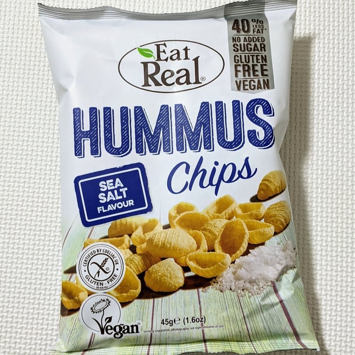 photo of Eat Real Hummus Chips Sea Salt shared by @izumi on  21 Oct 2021 - review