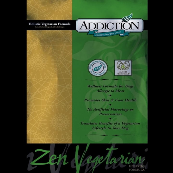 Zen vegetarian dog clearance food