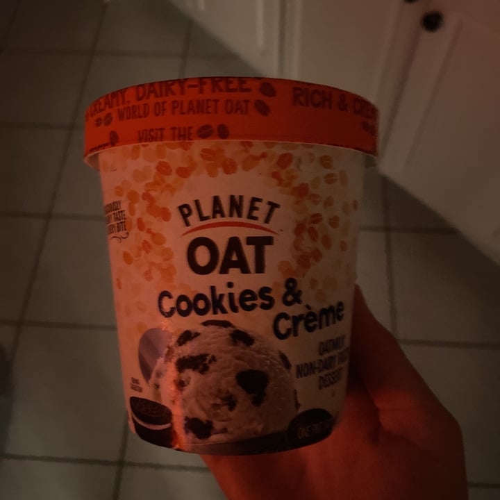 review photo of Planet Oat Cookies & Cream Oatmilk Ice Cream shared by @hannahop on 26 Aug 2021 - review