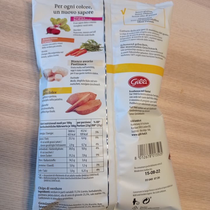 photo of Gilli Veggie Chips shared by @mviolet on  19 Apr 2022 - review