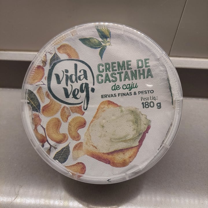 review photo of Vida Veg Creme de Castanha de Caju com Ervas Finas & Pesto shared by @jessicarodrigues on 05 Aug 2022 - review