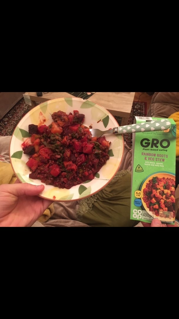 photo of GRO Rainbow roots and veg stew shared by @mbunce on  05 Feb 2020 - review