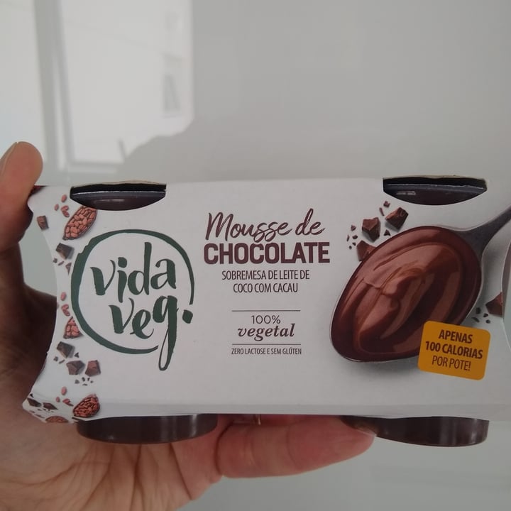 photo of Vida Veg Mousse de Chocolate shared by @marcusviniciuscosta on  09 Oct 2022 - review