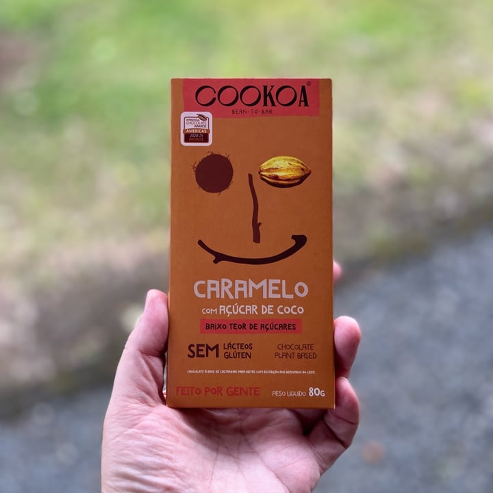 photo of Cookoa Chocolate Caramelo Com Açúcar De Coco shared by @edersontav on  27 May 2022 - review