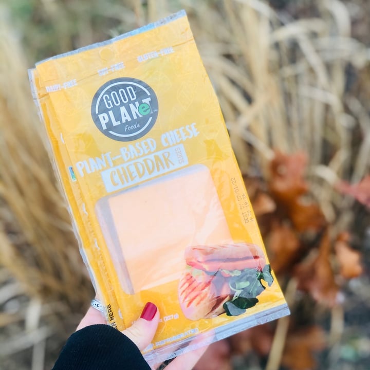 photo of Good Planet Foods Plant-Based Cheddar Cheese Slices shared by @alexanicole on  14 Mar 2022 - review