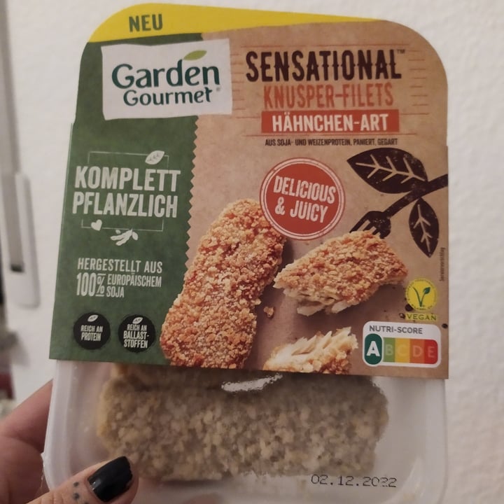 photo of Garden Gourmet knusper-filets shared by @seitanist on  06 Dec 2022 - review