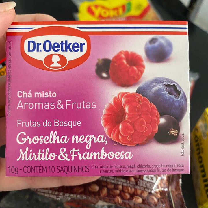 review photo of Dr. Oetker Cha groselha mirtillo e framboesa shared by @juliafickel on 07 May 2022 - review