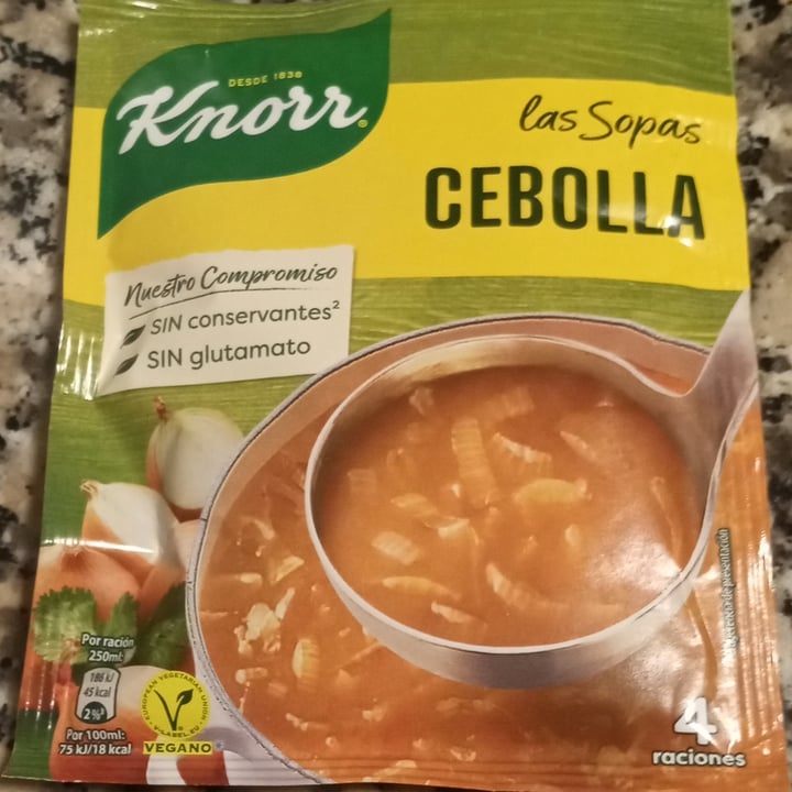 photo of Knorr Sopa de cebolla shared by @titoherbito on  24 Feb 2022 - review