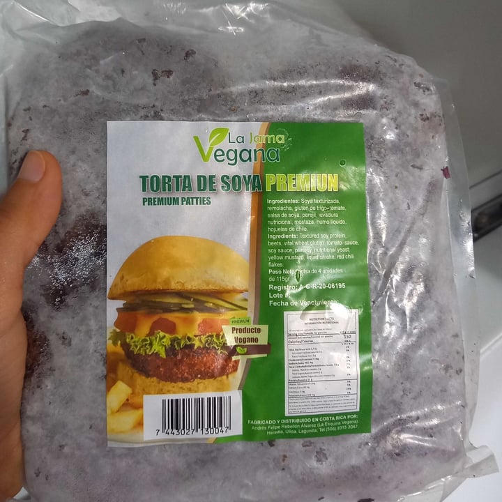 photo of La Jama Vegana Premium Soy Patties shared by @cristina1illiu on  13 May 2022 - review