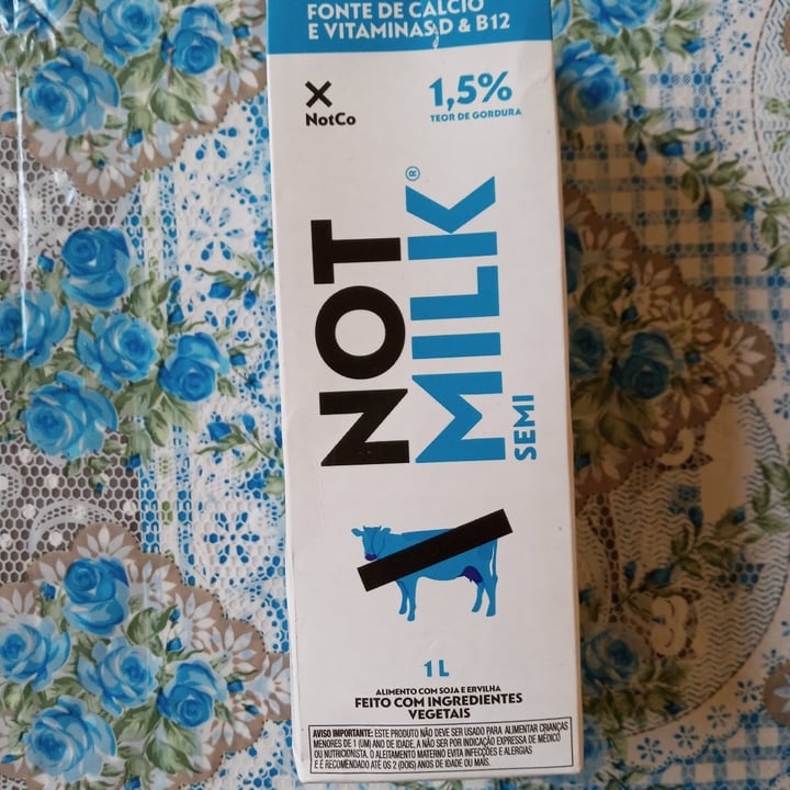 photo of NotCo Not Milk 1.5% Teor de Gordura shared by @larimidori on  08 Sep 2022 - review