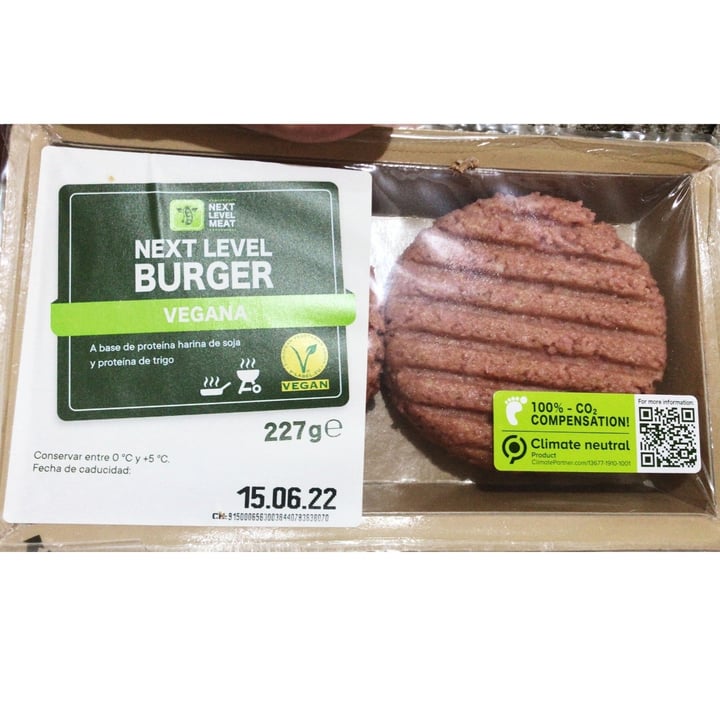 photo of Next Level Meat Burger Vegana shared by @marenv on  09 Jun 2022 - review