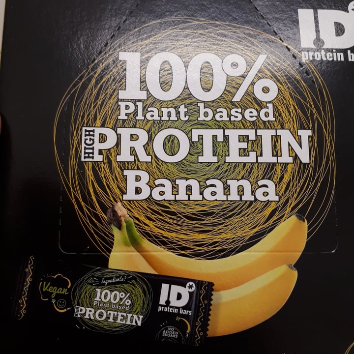 photo of ID protein bars Protein Bar Banana shared by @ritavegan on  29 Sep 2022 - review