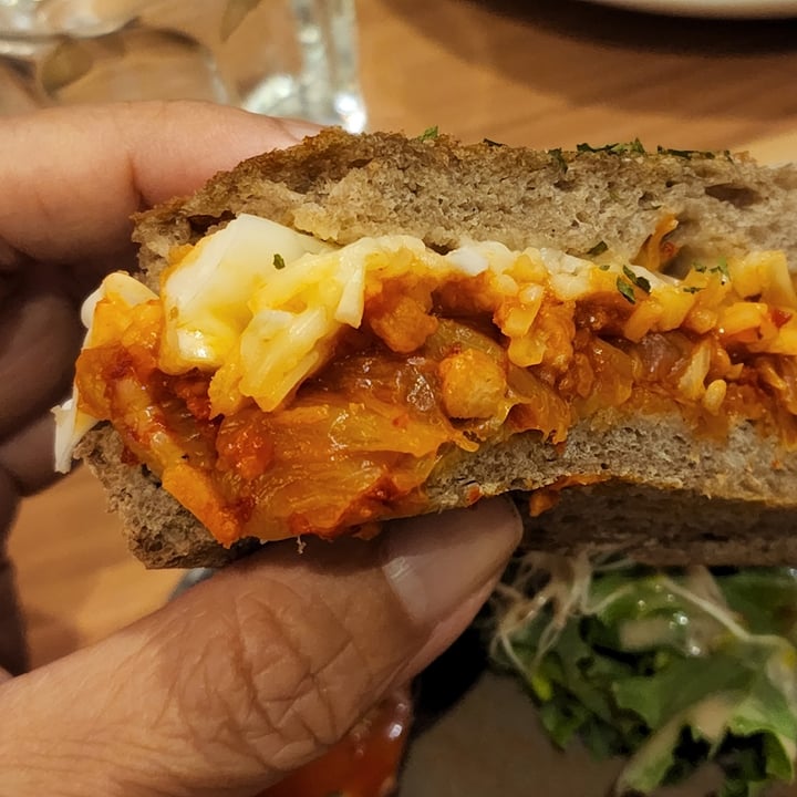 photo of Am I Addicted - Pottery Studio & V Cafe Grilled Cheese Kimchi Sandwich shared by @3xmoos on  04 Jul 2022 - review