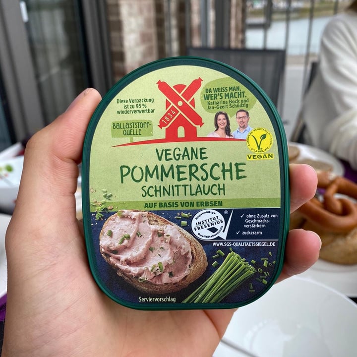 review photo of Rügenwalder Mühle Vegane Pommersche Schnittlauch shared by @mariefeandjakesnow on 18 Aug 2021 - review
