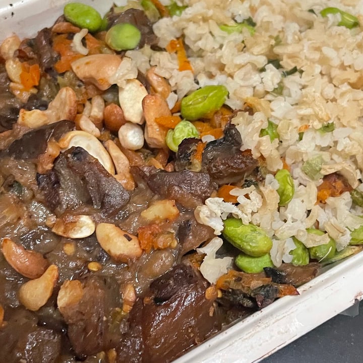 review photo of Mindful Chef Miso aubergine with edamame shared by @kaythevegan on 06 Jul 2021 - review