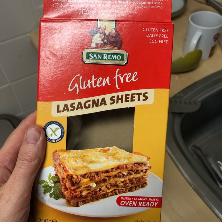 photo of San Remo Gluten Free Lasagna Sheets shared by @nicolerobb123 on  22 May 2022 - review