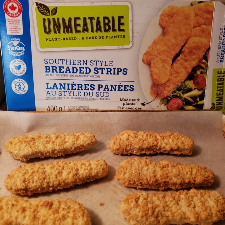 photo of Unmeatable Southern Style Breaded Strips shared by @itsninnin on  17 Oct 2022 - review