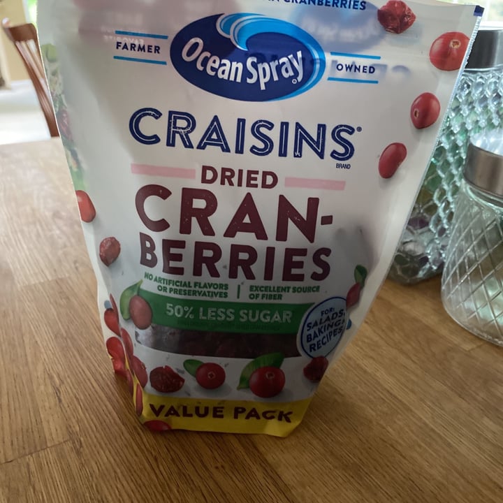 photo of Ocean Spray Craisins Dried Cranberries 50% Less Sugar shared by @jlbal611 on  14 Jun 2021 - review