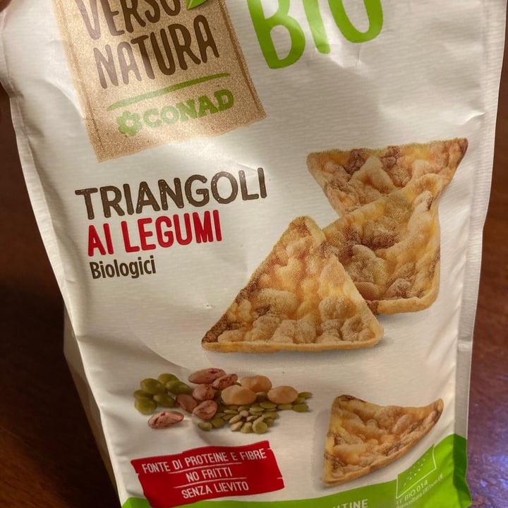 photo of Conad Bio Triangoli ai legumi shared by @zazie21 on  13 Mar 2022 - review