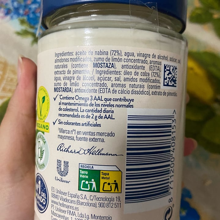 photo of Hellmann’s Aderezos shared by @carmengf27 on  09 Apr 2022 - review