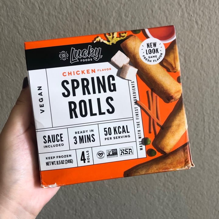 photo of Lucky Foods Chicken Flavor Spring Rolls shared by @soniaelsie on  21 Aug 2020 - review