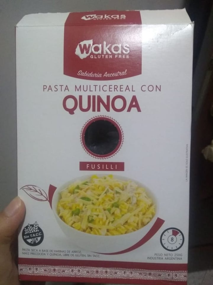 photo of Wakas Pasta Multicereal con Quinoa shared by @ayizurita on  28 Dec 2019 - review