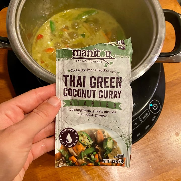 photo of Manitou Trading Company Thai Green Coconut Curry Starter shared by @curvycarbivore on  11 Oct 2021 - review