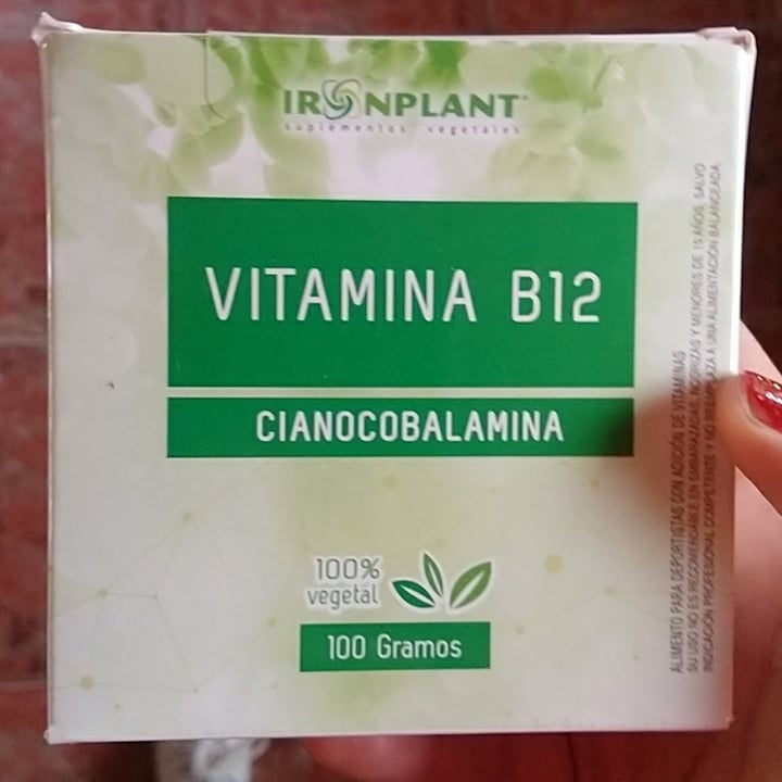 photo of Ironplant Vitamina B12 cianocobalamina shared by @catamartins on  27 Dec 2020 - review