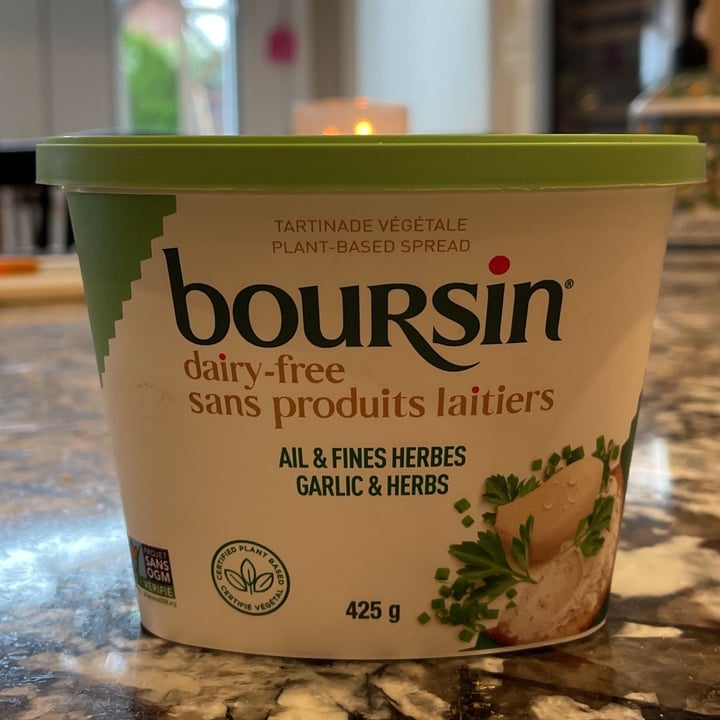 photo of Boursin Boursin Dairy-free Spread shared by @vcamps on  30 Sep 2021 - review