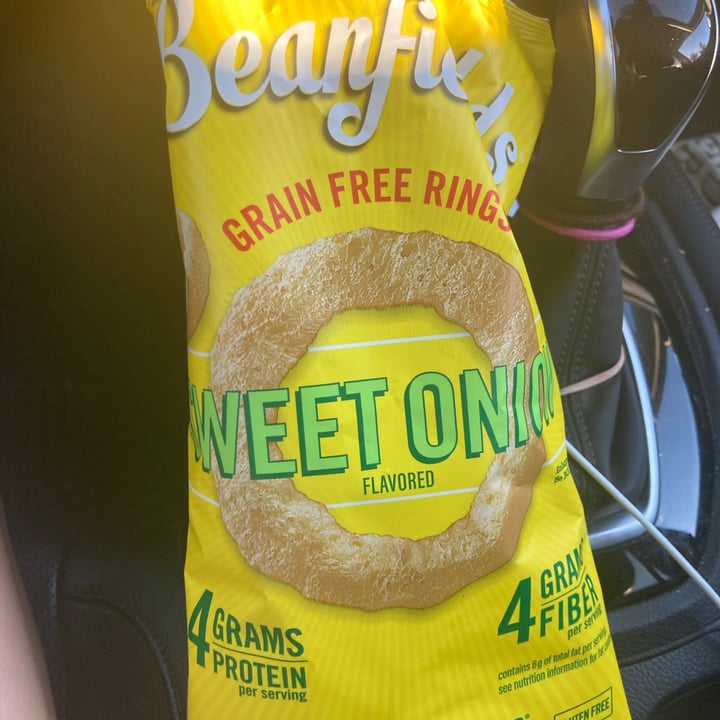 photo of Beanfields Sweet Onion Grain Free Rings shared by @uninterestingvegan on  27 Sep 2021 - review