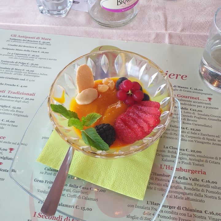 photo of Ristorante Pizzeria Il Braciere Vegan Mango Mousse shared by @paolot on  15 Aug 2021 - review