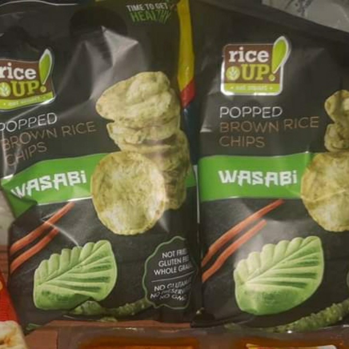 Wasabi Rice Chiops Wasabi brown rice chips from Rice Up! - Vegan Product Reviews & Ratings ...