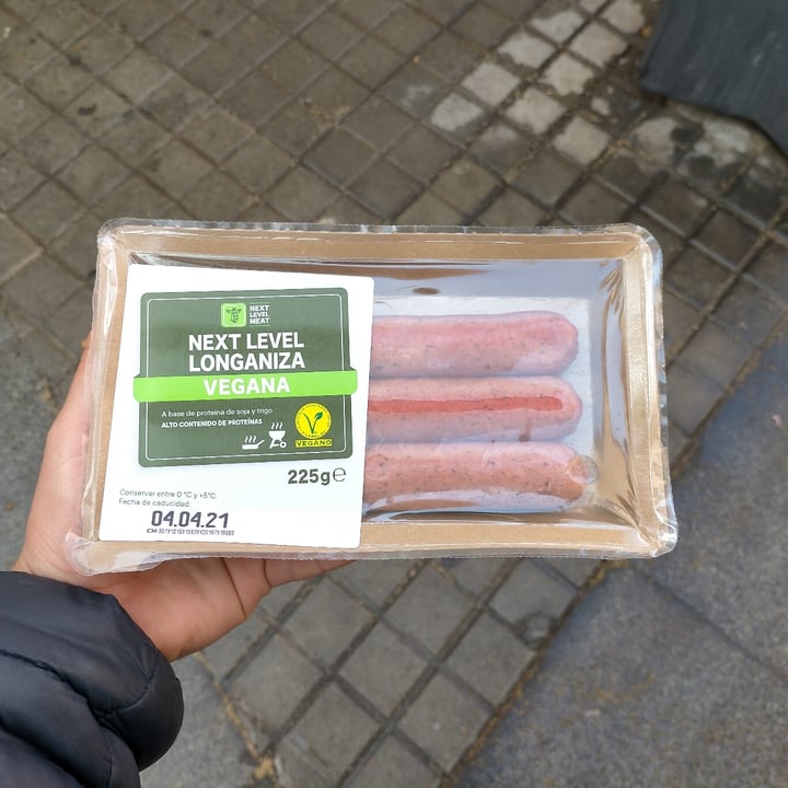 photo of Next Level Meat Next Level Longaniza shared by @alejoplantbased on  30 Mar 2021 - review