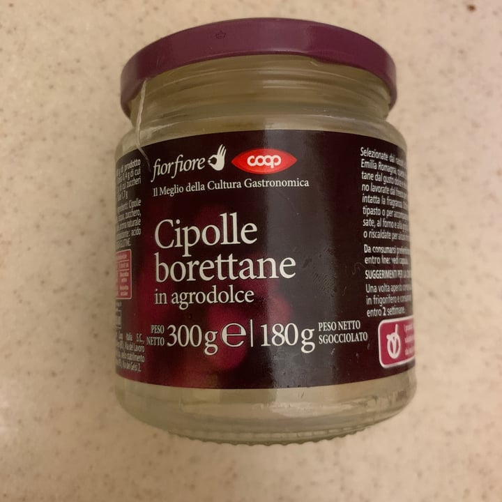 photo of Coop Cipolle borrettane in agrodolce shared by @enrico1 on  29 May 2022 - review